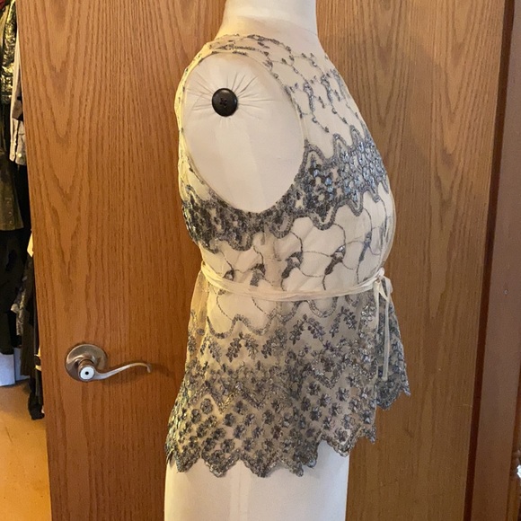 Comrags metallic lace top - Picture 2 of 6